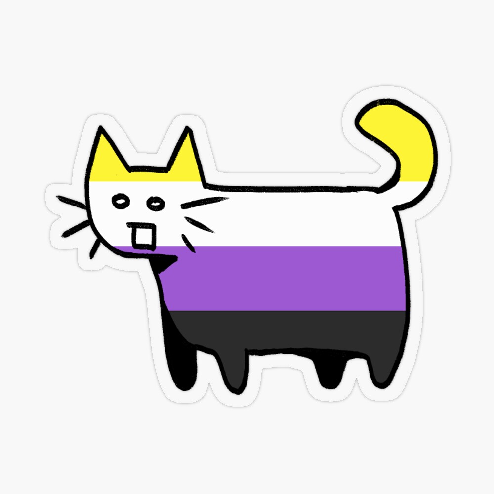 nonbinary 3d cat pfp in 2023