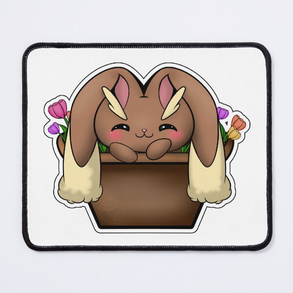 Item preview, bunny and flowers - pkm fan designed and sold by Drawersofdraw.