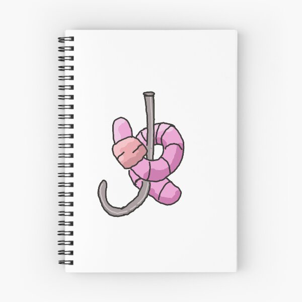Item preview, Worm on a hook designed and sold by the-cyan-tiger.