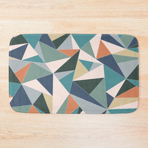 Item preview, Fractal Triangles in Blue, Green & Orange designed and sold by aranmade.
