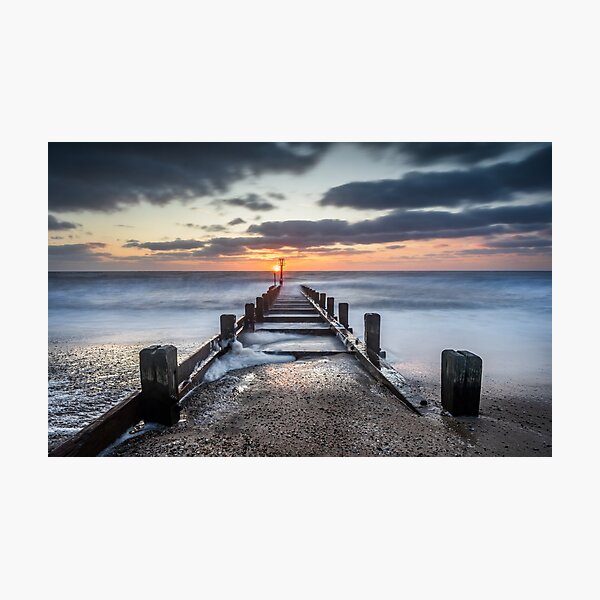 Item preview, Sunrise on Gorleston Beach designed and sold by dp-images.