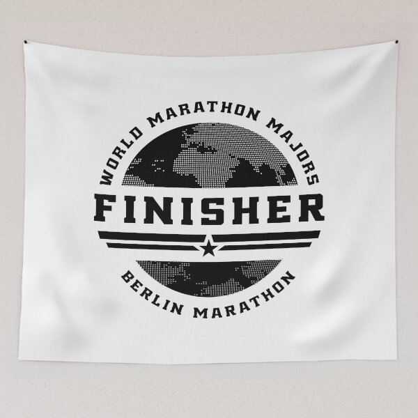 Item preview,  Berlin Finisher World Marathon Major Black white designed and sold by imrhouzvecxs.