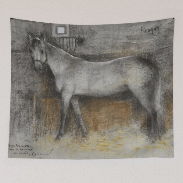 Item preview, Lucien Lévy-Dhurmer Hébron in his stable designed and sold by NouveauEra.