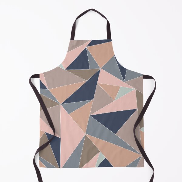 Item preview, Fractal Triangles in Blue, Gray, Peach & Beige designed and sold by aranmade.