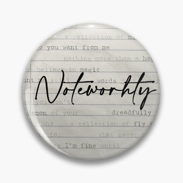 Item preview, Noteworthy Merch - Joanna L Rawnsley designed and sold by Lj's Playground.
