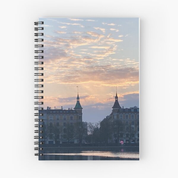 Item preview, Osterbrogade sunset and spires designed and sold by ClaireRequa.