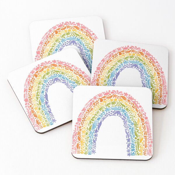 Item preview, Floral Watercolor Rainbow designed and sold by GraceMakes03.