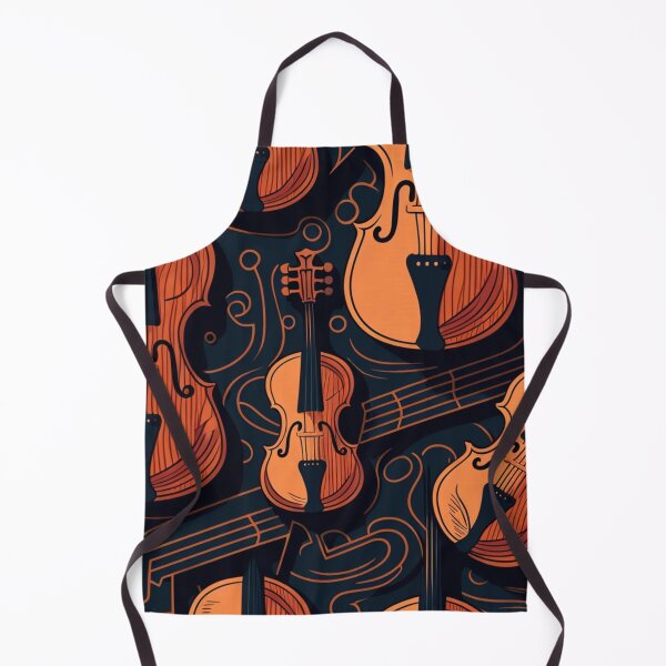 Item preview, Patrón de violines naranjas Patrón de música de violín Estética Patrón bonito lindo Arte Camiseta Pegatina Regalo Regalos Camiseta pegatina designed and sold by Kacproshop.