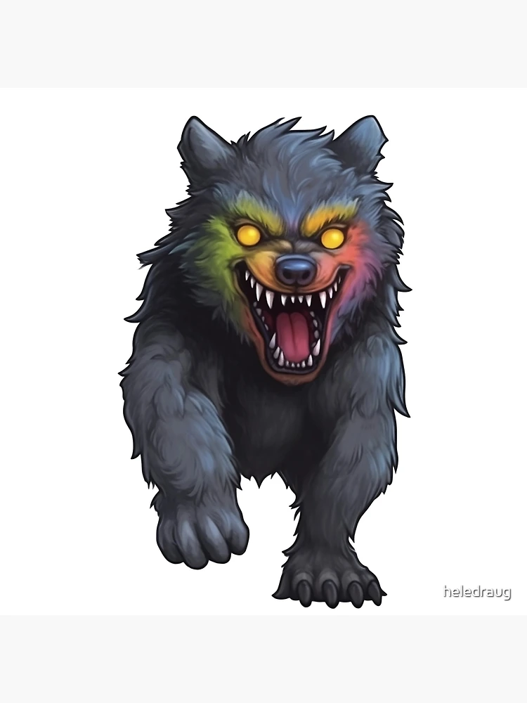 Night of the Werewolf Art Print for Sale by Jallu123