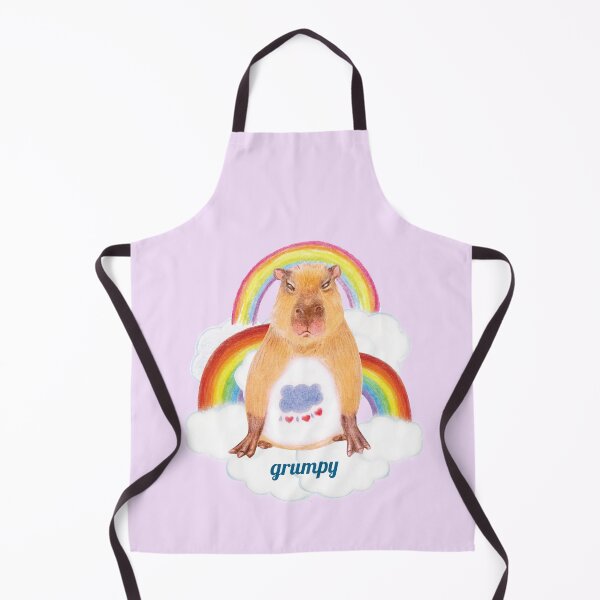 Item preview, Rainbow Grumpy capybara title designed and sold by umasharda.