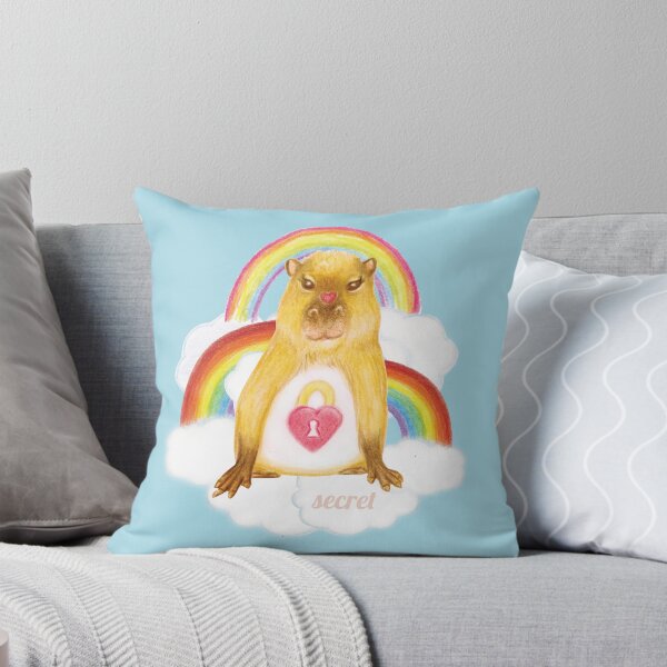 Item preview, Rainbow Secret capybara title designed and sold by umasharda.