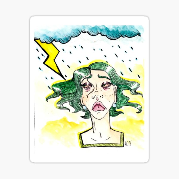 Stormy Weather Sticker