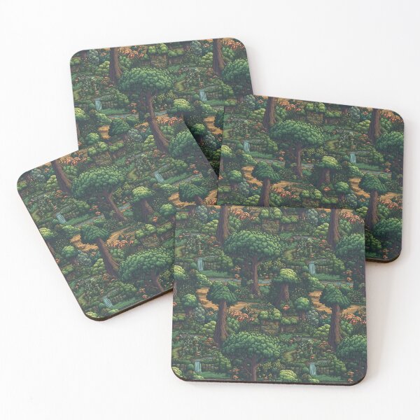 Item preview, In the Deep Forest, a 16-bit Pixel Art Pattern designed and sold by TheWesternLion.