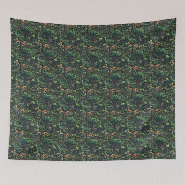 Item preview, In the Deep Forest, a 16-bit Pixel Art Pattern designed and sold by TheWesternLion.