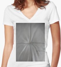 3D Surface, 3D, Surface Women's Fitted V-Neck T-Shirt