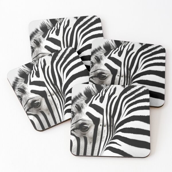 Item preview, Zebra Animal Black and White Photo Stripes BW Wild Animal Background Texture designed and sold by Univers Noir et Blanc.