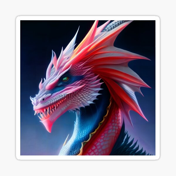 Crystal Dragons Series #05: Flair Savage Sticker