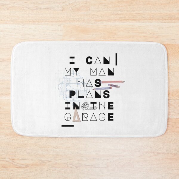 Item preview, I Can My Man Has Plans In The Garage designed and sold by Vimbuy.