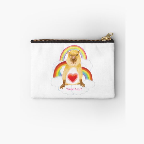 Item preview, Rainbow Tenderheart capybara title designed and sold by umasharda.