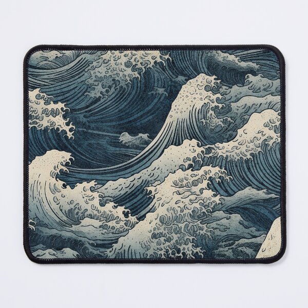 Item preview, Great Wave | A Painting of a Retro Wave designed and sold by PlayfulPrint.