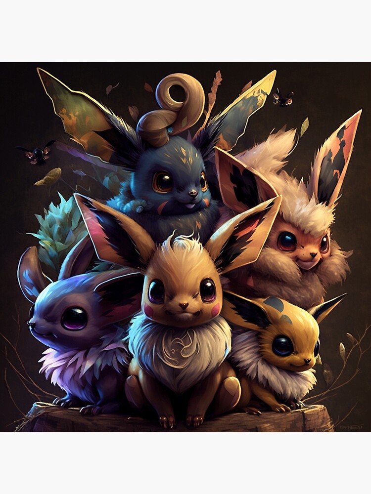 Poster Pokémon - Eevee Evolutions