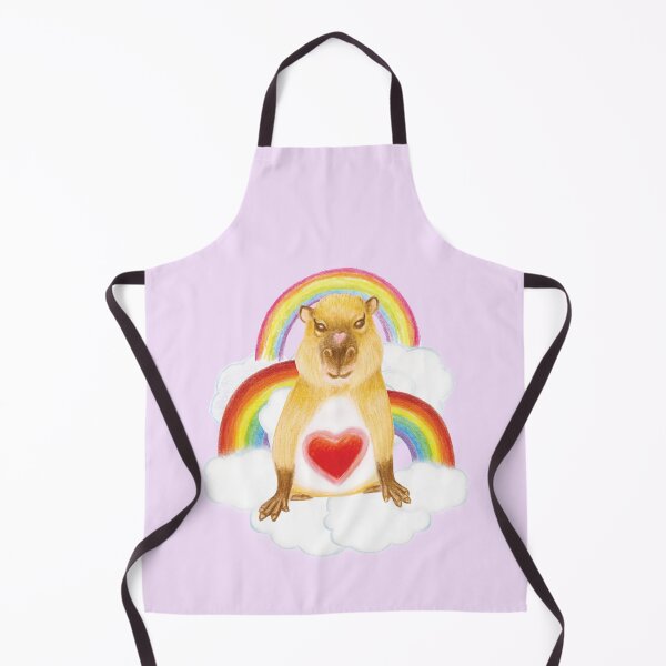 Item preview, Rainbow Tenderheart capybara designed and sold by umasharda.