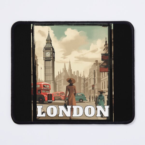 Item preview, London 60s Skyline Illustration Mad Men inspired 2 designed and sold by CremisArt.
