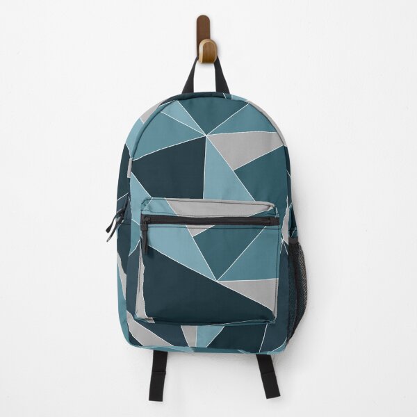 Item preview, Fractal Triangles in Monochromatic Blue designed and sold by aranmade.
