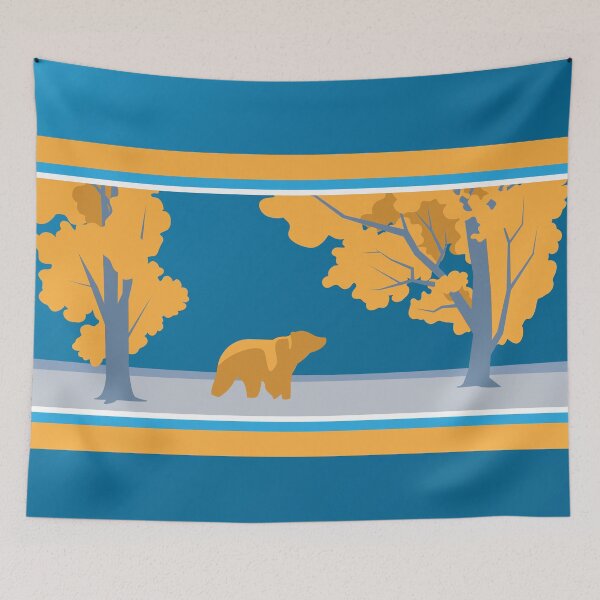 Item preview, Yellowstone Bear among the Cottonwoods designed and sold by ChairmanKyra.