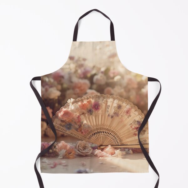 Item preview, "Japanese Floral Fan." designed and sold by CherNikDesigns.