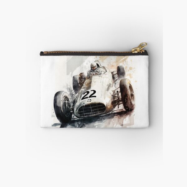 Item preview, Vintage 1937 Mercedes W125 F1 Watercolour Painting Print   designed and sold by PicTechNowArt.