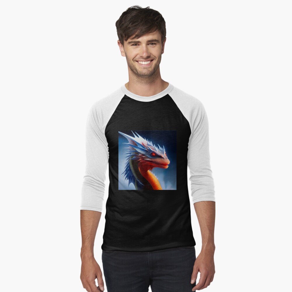 Item preview, Baseball ¾ Sleeve T-Shirt designed and sold by dragynrain.