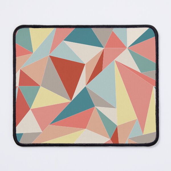 Item preview, Fractal Triangles in Vibrant Pastels designed and sold by aranmade.
