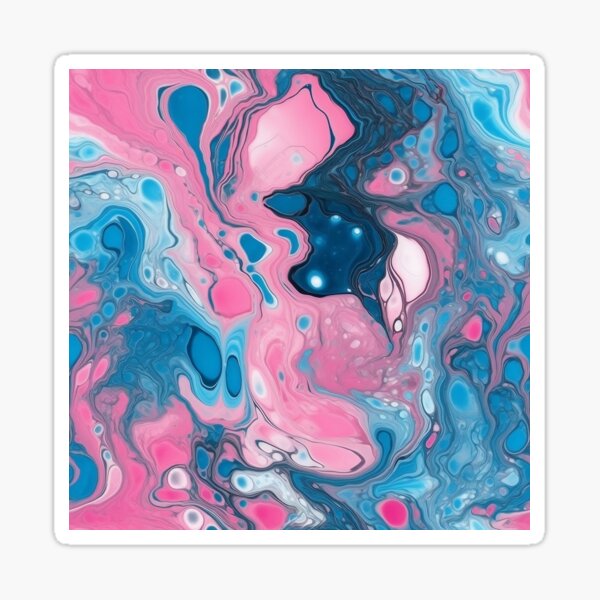 Cotton Candy Sticker for Sale by Peter Vance