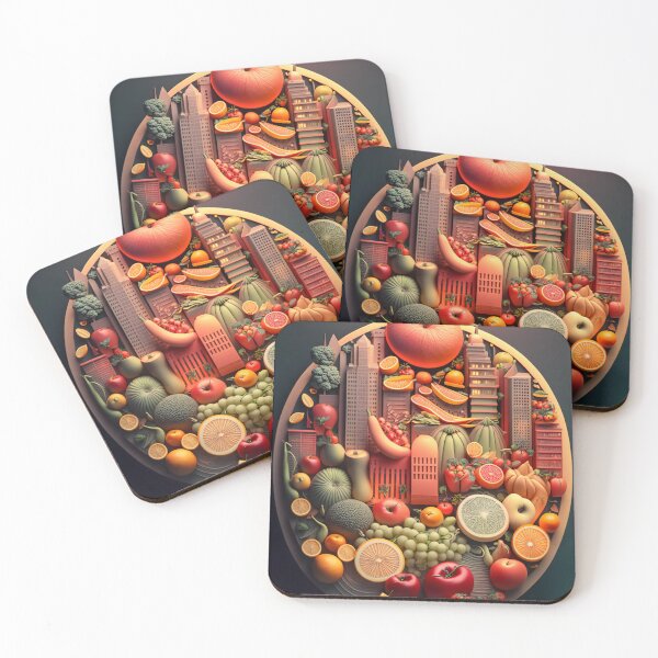 Item preview, Big City Bigger Fruits designed and sold by TooTinyTone.