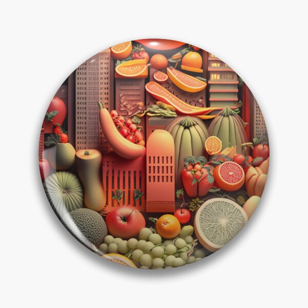 Item preview, Big City Bigger Fruits designed and sold by TooTinyTone.