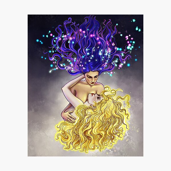 Item preview, Love of the Day and Night designed and sold by Qoolka.