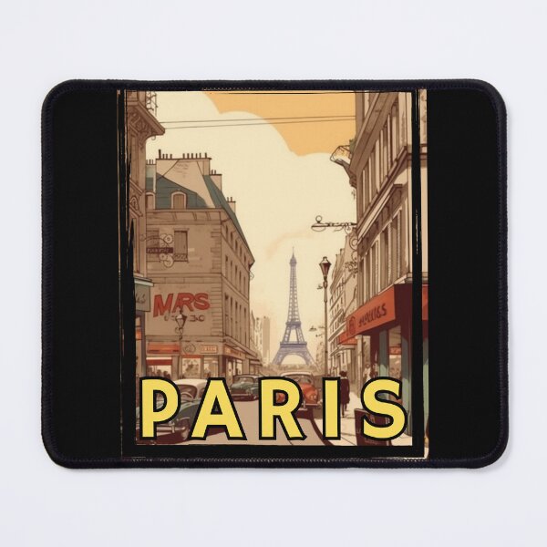 Item preview, Paris 60s Skyline Illustration Mad Men inspired 1 designed and sold by CremisArt.