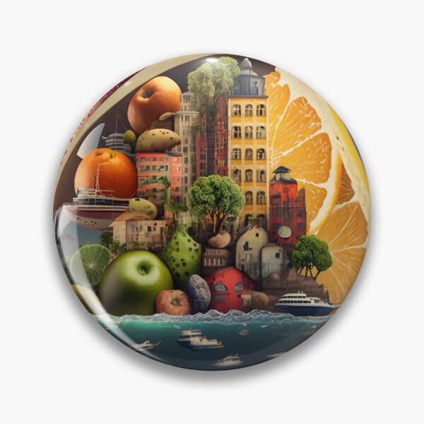 Item preview, Big City Bigger Fruits designed and sold by TooTinyTone.