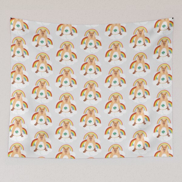 Item preview, Rainbow Lucky capybara designed and sold by umasharda.