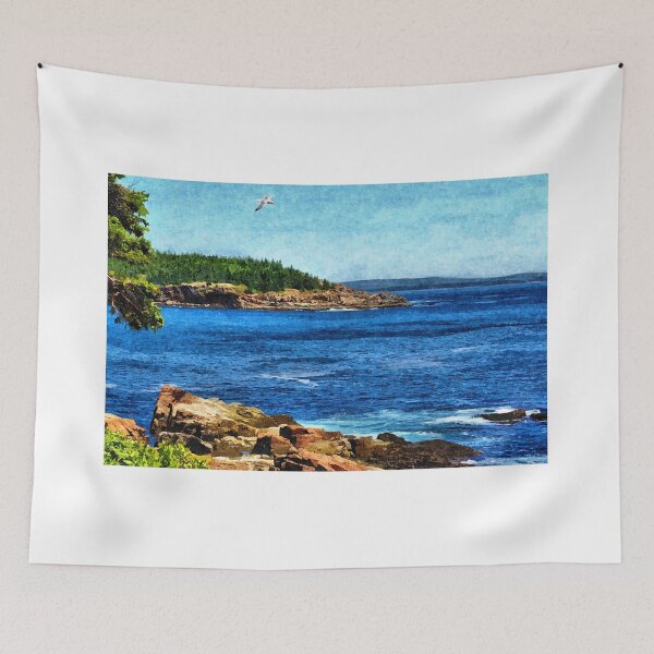 Item preview, Rocky Maine Coastline 1 - Artística designed and sold by jtrommer.