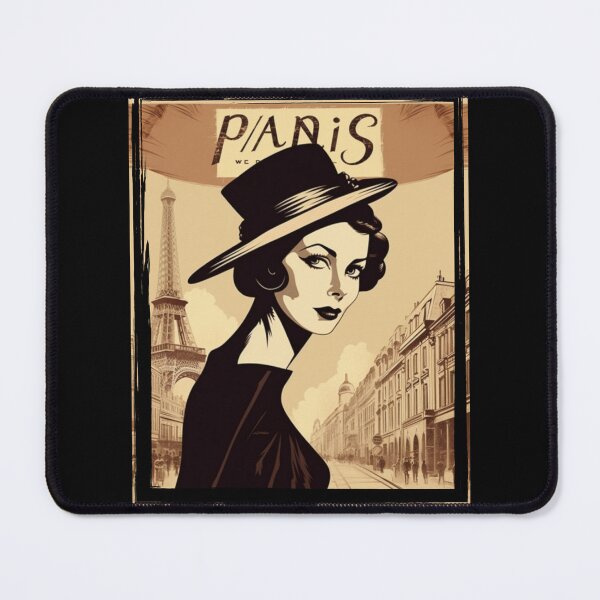 Item preview, Paris 60s Skyline Illustration Mad Men inspired 2 designed and sold by CremisArt.