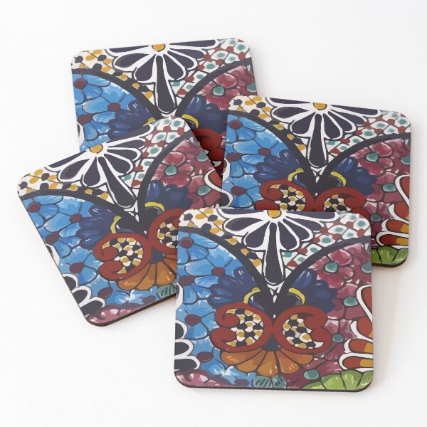Item preview, Maximalist decoration mexican flowers talavera pottery vibrant interior design designed and sold by T-Mex.