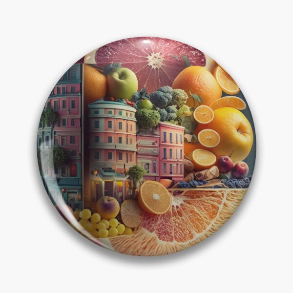 Item preview, Big City Bigger Fruits designed and sold by TooTinyTone.