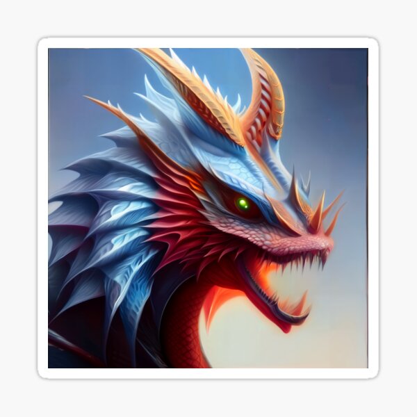 Crystal Dragons Series #07: Jagged Edgelord Sticker