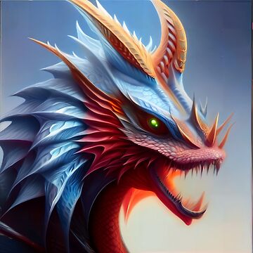 Artwork thumbnail, Crystal Dragons Series #07: Jagged Edgelord by dragynrain