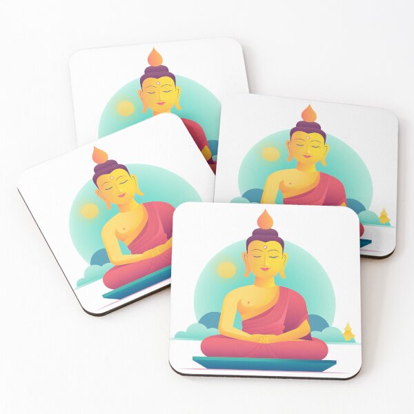 Item preview, Colorful Buddha. The buda meditation  designed and sold by TheInspiredAI.
