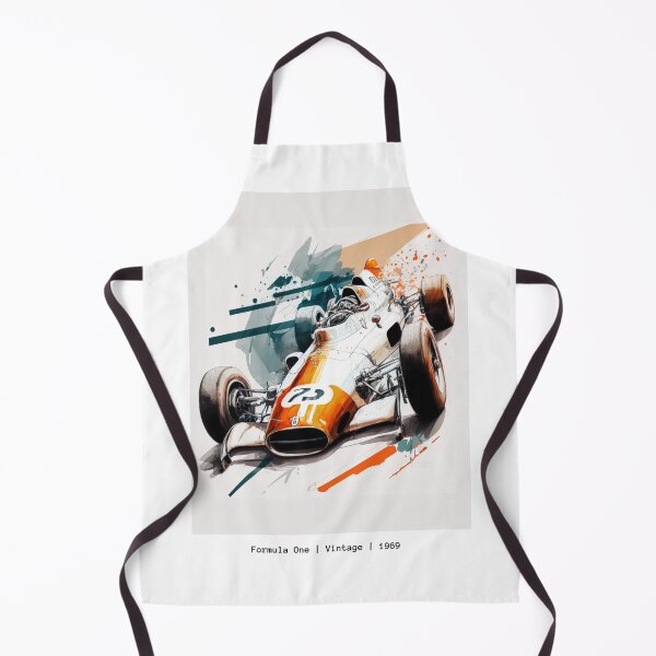 Item preview, Formula one Vintage 1969 F1 Watercolour Painting Print designed and sold by PicTechNowArt.
