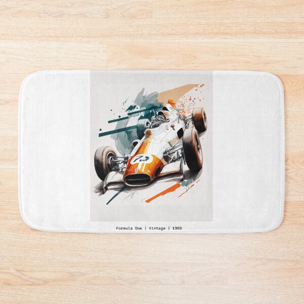 Item preview, Formula one Vintage 1969 F1 Watercolour Painting Print   designed and sold by PicTechNowArt.