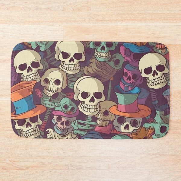 Item preview, #7 Funny and Quirky Cartoon Skeleton Pattern for Kids designed and sold by Pexelpanoramas.